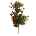 Ramo verde in plastica cm28,5x10h72