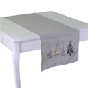 Runner in tessuto stile 12 beige 40x140 cm