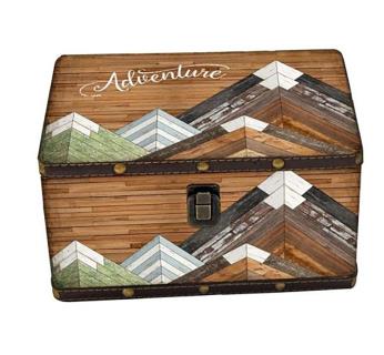 Scatola Cartone Adventure Marrone 26x18x14 cm