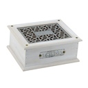 Scatola in legno rettangolare 24x20x10 cm