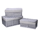 Scatola Paper Hilary 1-3 Grigio Chiaro cm38x27h17