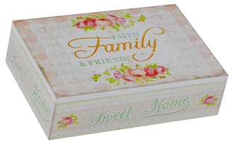 Scatola portathe rettangolare famiglia ld-7040 24 x 16 x 7 cm