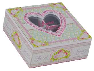 Scatola potathe sweet home cm. 18 x 18 x 7