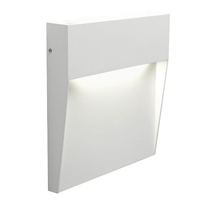 Segnapasso LED 6W 4000K Geo Square Bianco