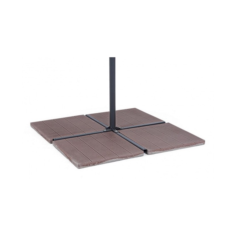 Set di marmette cemento iroko 50x50 - 20kg