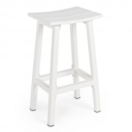 Sgabello Bar Bianco 71x41,8x31cm