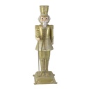 Soldatino in Resina Oro 10x10x31,5 cm