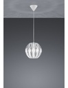 Sospensione 1 X E27 Pumpkin Bianco Ø23 cm Trio Lighting