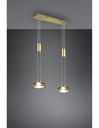 Sospensione a Disco Led Dimmer in Ottone Franklin Trio Lighting
