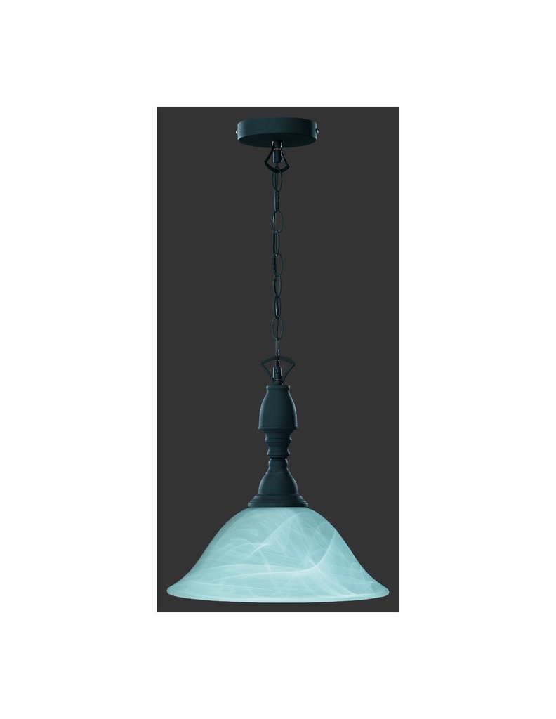 Sospensione Rustico Ruggine 1xE27 Ø33 cm