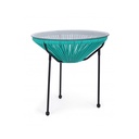 Tavolino in vetro Parker Atol D50 cm
