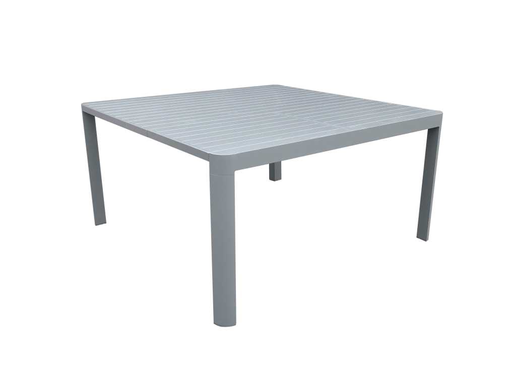 Tavolo alluminio Claveland bianco opaco allungabile 97/149x149xh75