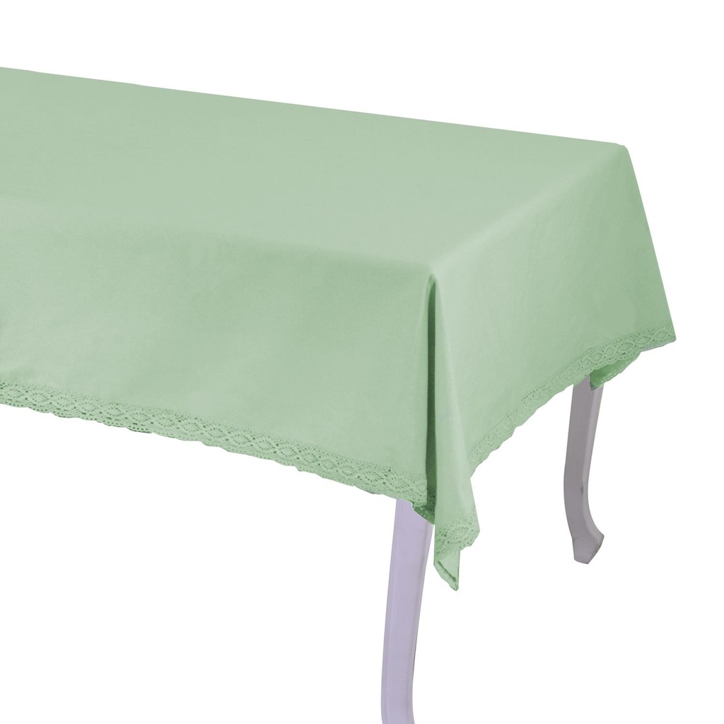 Tovaglia amelie verde acqua rettangolare 140x180 cm