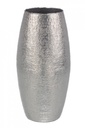 Vaso Decorativo Graceful Bombato Argento - Dimensioni: 18x39 cm