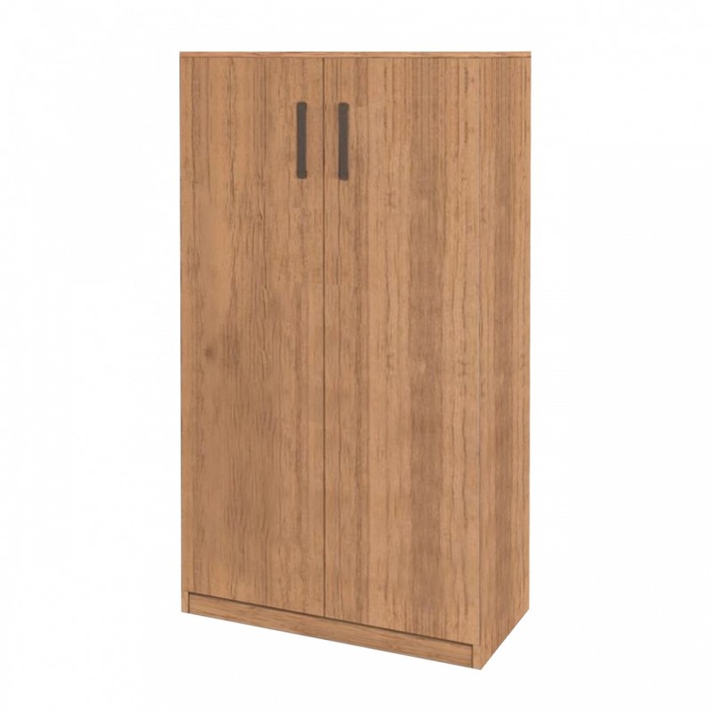 Armadio scarpiera multiuso noce country 2 ante h130x71x38