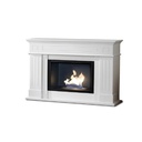 Biocamino design da terra bioetanolo bianco 102 x 37 x 110 cm