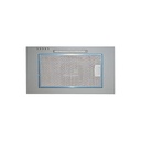 Cappa aspirante sottopensile in acciaio inox a parete con luce a led 52x28,3 cm