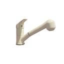 Miscelatore da cucina con doccetta estraibile bianco