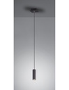 Lampada a Sospensione Cilindro Nero Marley Trio Lighting