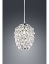 Lampada a Sospensione Gemme Cromo Ø20 cm Trio Lighting