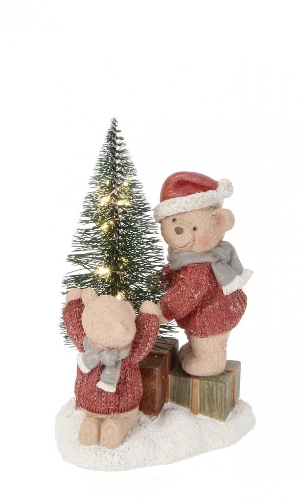 6x Decor Orso Alton 2F Rosso C - Samnite