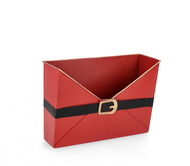 6x P.Lettere Santa Claus Rett Rosso H21,5 - Samnite