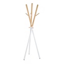 Appendiabiti moderno Bastien bianco - Samnite