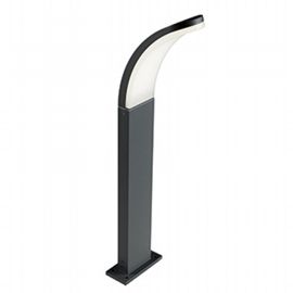 Applique in alluminio pressofuso con diffusore in resina opalina - 15W, 2300 lumen, 1050 lumen, 4000°K grafite - Samnite