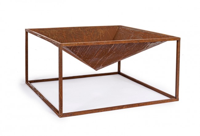 Braciere Illinois Qu Ruggine 60X60 - Samnite