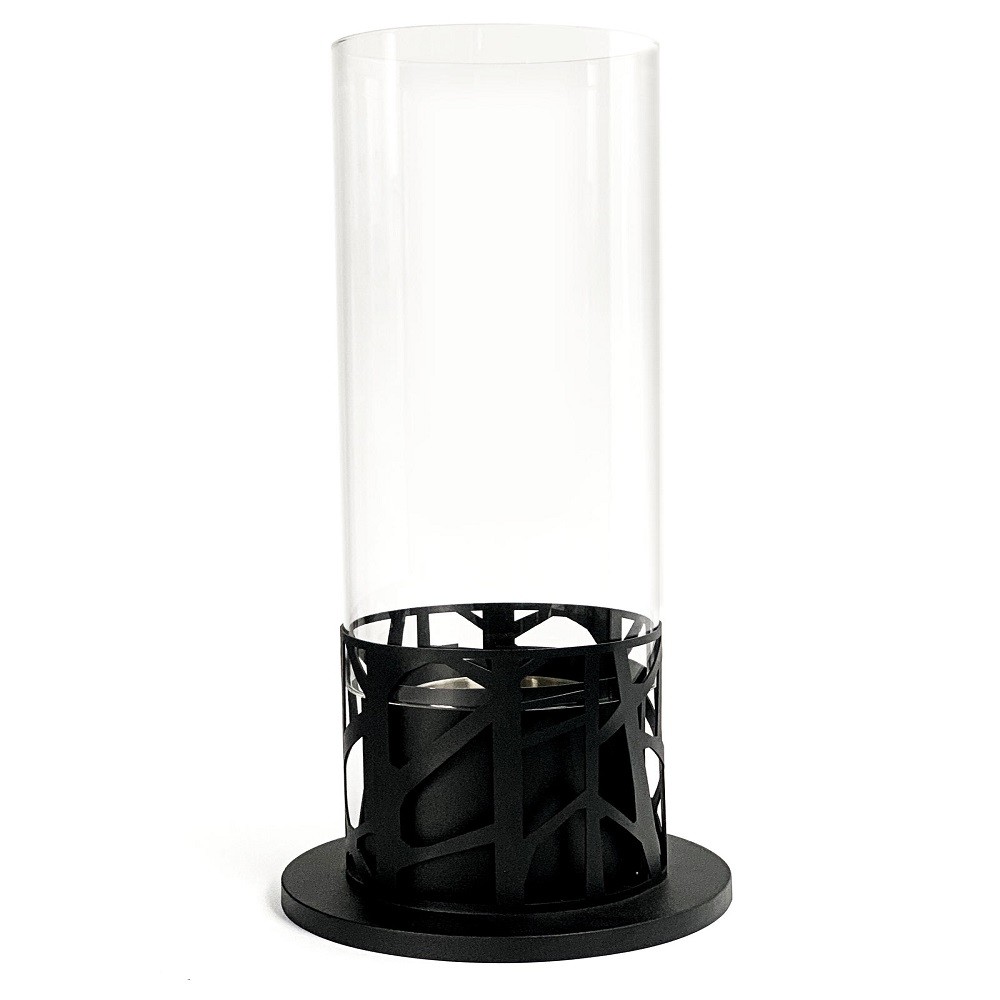 Caminetti al bioetanolo da appoggio  nero cm 20,3 x 20.3 x h 50 - Samnite