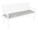 Cuscino per Panca Tortora Poly 180 3 Sedute - Samnite