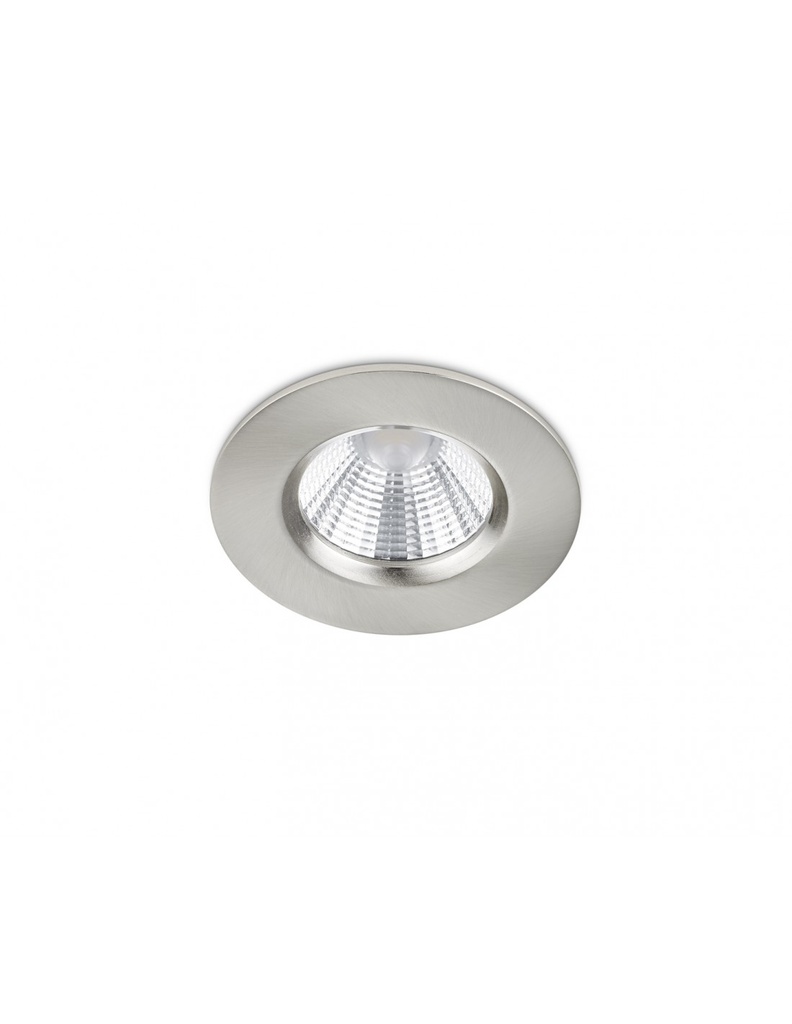 Faretto da Incasso Rotondo Zagros Nichel Led 5W IP65 Ø8 cm Trio Lighting - Samnite