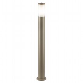 Lampada da esterno in alluminio pressofuso con diffusore opalino ad alta luminosità tortora - Samnite