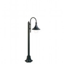 Lampada da esterno in alluminio pressofuso con diffusore trasparente - Altezza max 150mm - Potenza max 60W nero - Samnite