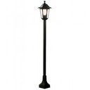 Lampada da esterno in alluminio pressofuso con diffusori in vetro trasparente - Altezza max 155mm - Potenza massima 60W nero - Samnite