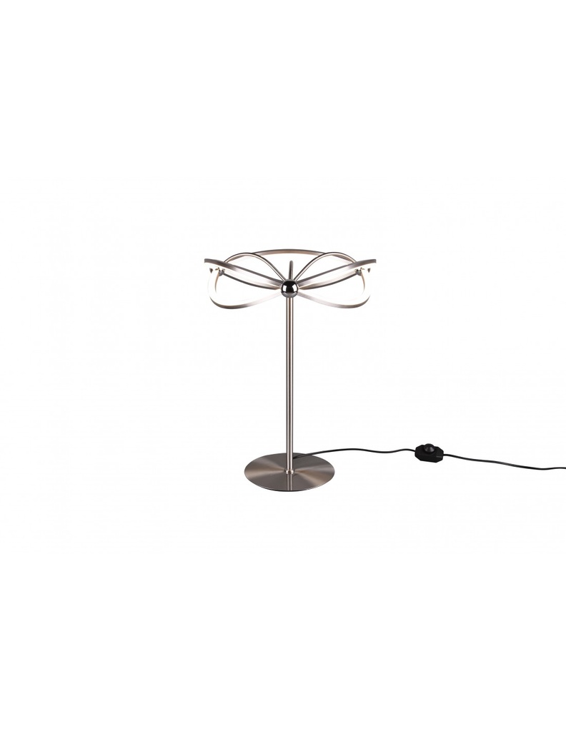 Lumetto Moderno Design Fiocco Led Charivari Nichel Trio Lighting - Samnite
