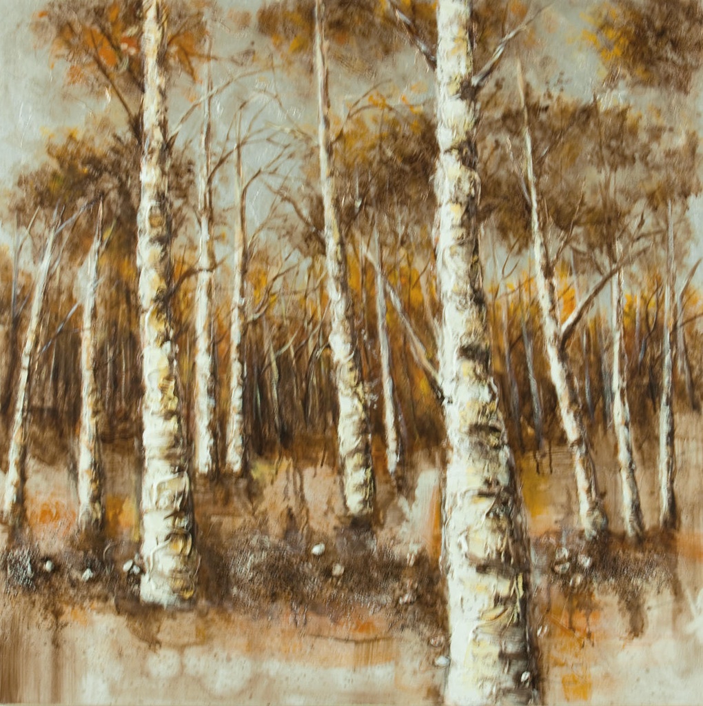 Olio su tela multicolor e telaio in legno 140x70 cm - Samnite