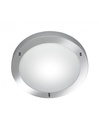 Plafoniera Rotonda Bagno Condus Cromo e Vetro Opale IP44 Trio Lighting - Samnite