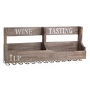 Porta bottiglia e bicchiere rustico Inca - Samnite