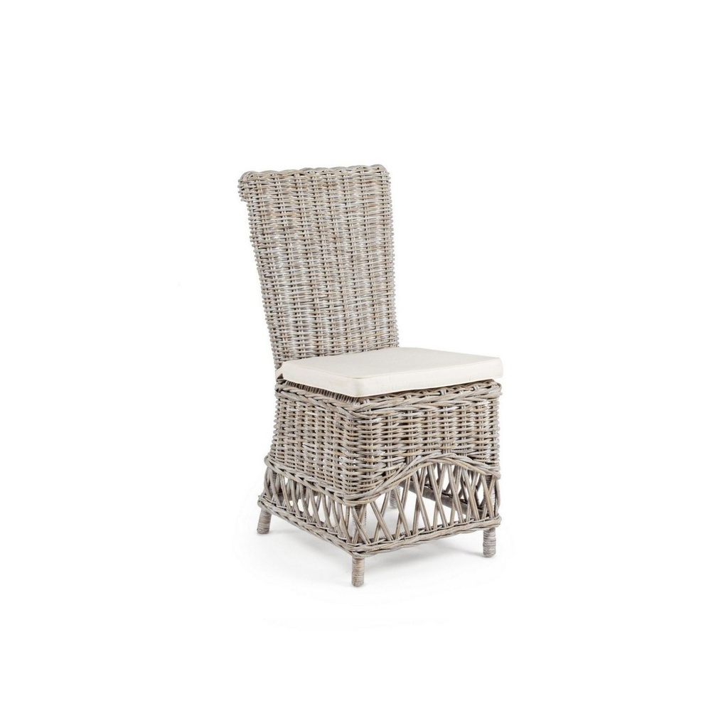 Sedia con Intreccio Warna rattan interno esterno - Samnite