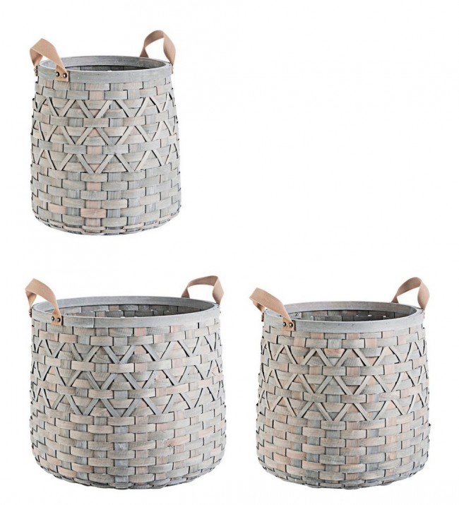 Set3 Cesta 2M Lisette To Grigio - Samnite