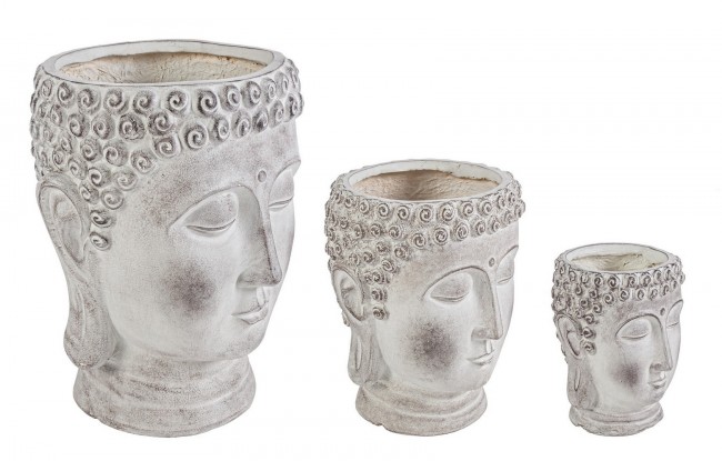 Set3 P.Vaso Testa Buddha - Samnite