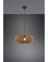 Sospensione Casa Vacanza Paralume Fibre Naturali Hedda Trio Lighting - Samnite