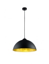 Sospensione Moderna Romino II Nero Oro Ø50 cm 1xE27 Trio Lighting - Samnite