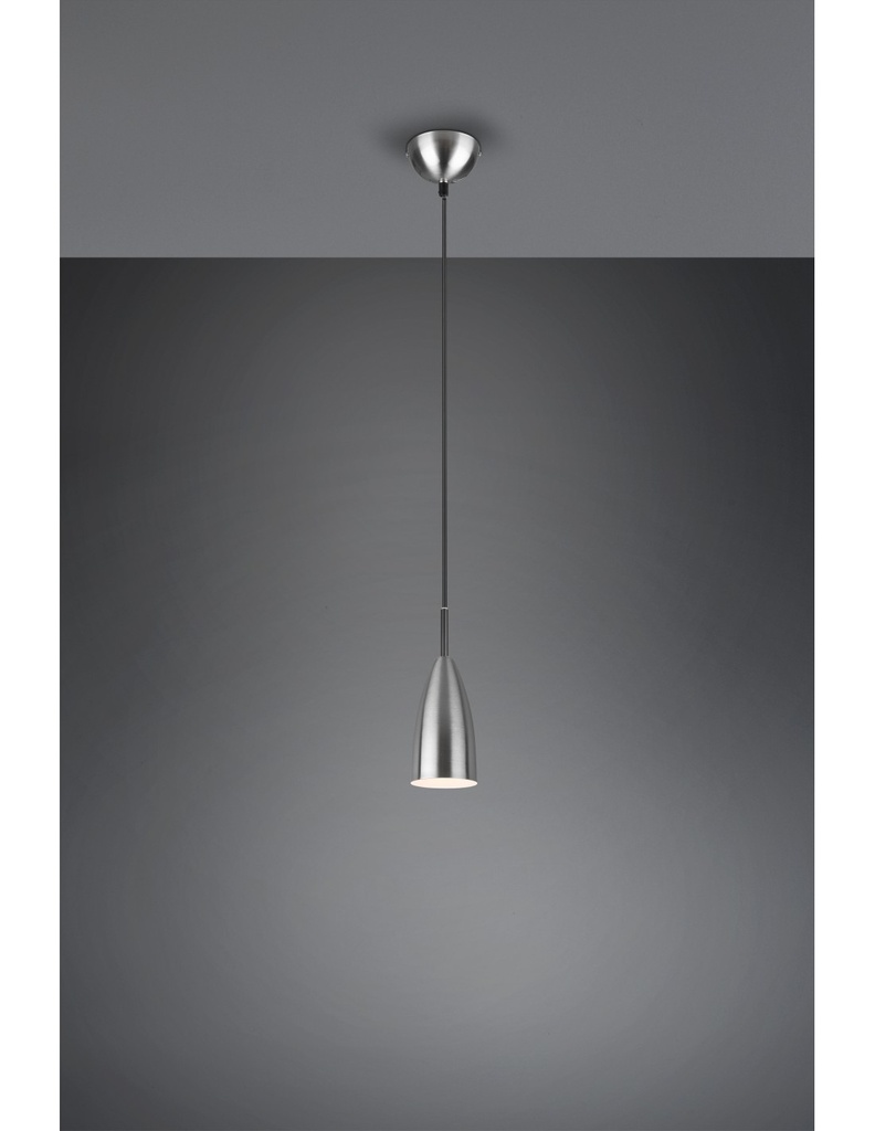 Sospensione Singola Farin Cono Nichel  Ø10 cm Trio Lighting - Samnite