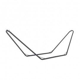 Supporto amaca in acciaio Antracite 300x80x h100 cm - Samnite