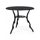 Tavolo per esterno in alluminio Antracite VICTORIA diametro 80 x h67 cm - Samnite