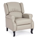 poltrona reclinabile maila pu tortora - Samnite