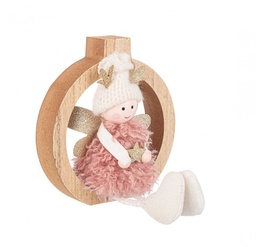 [S-B0938342] 12x Decor Sfera Maryl Angelo Rosa