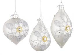 [S-B0934202] 12x Pendaglio Vt Floret Bianco Ass3